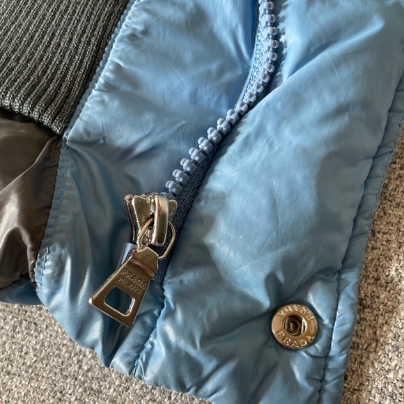 Light Blue Prada Puffer - Picture 16 of 16